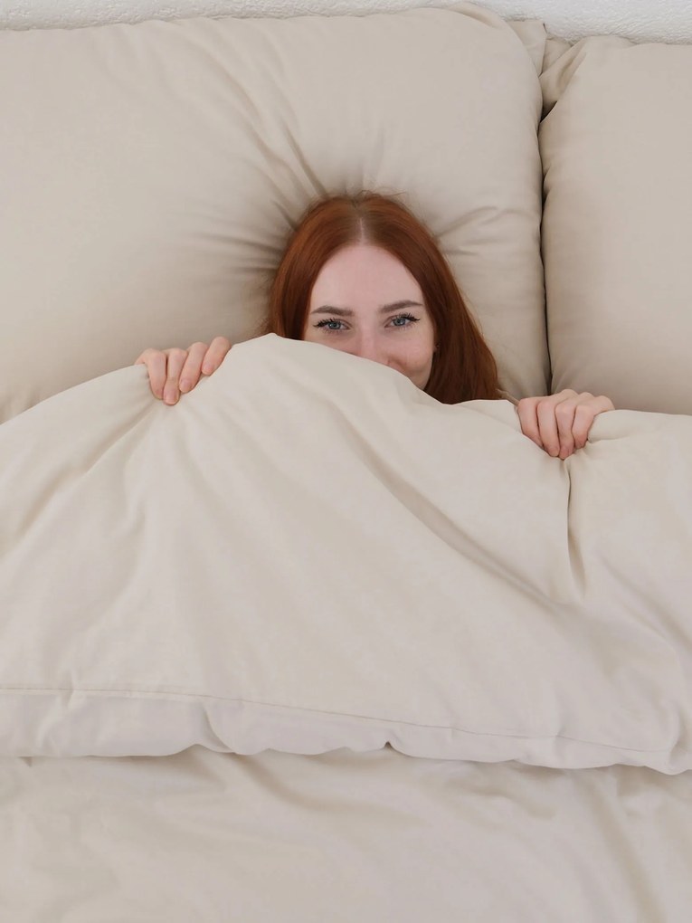 Bavlnené obliečky Renforcé - Jasmine prírodná