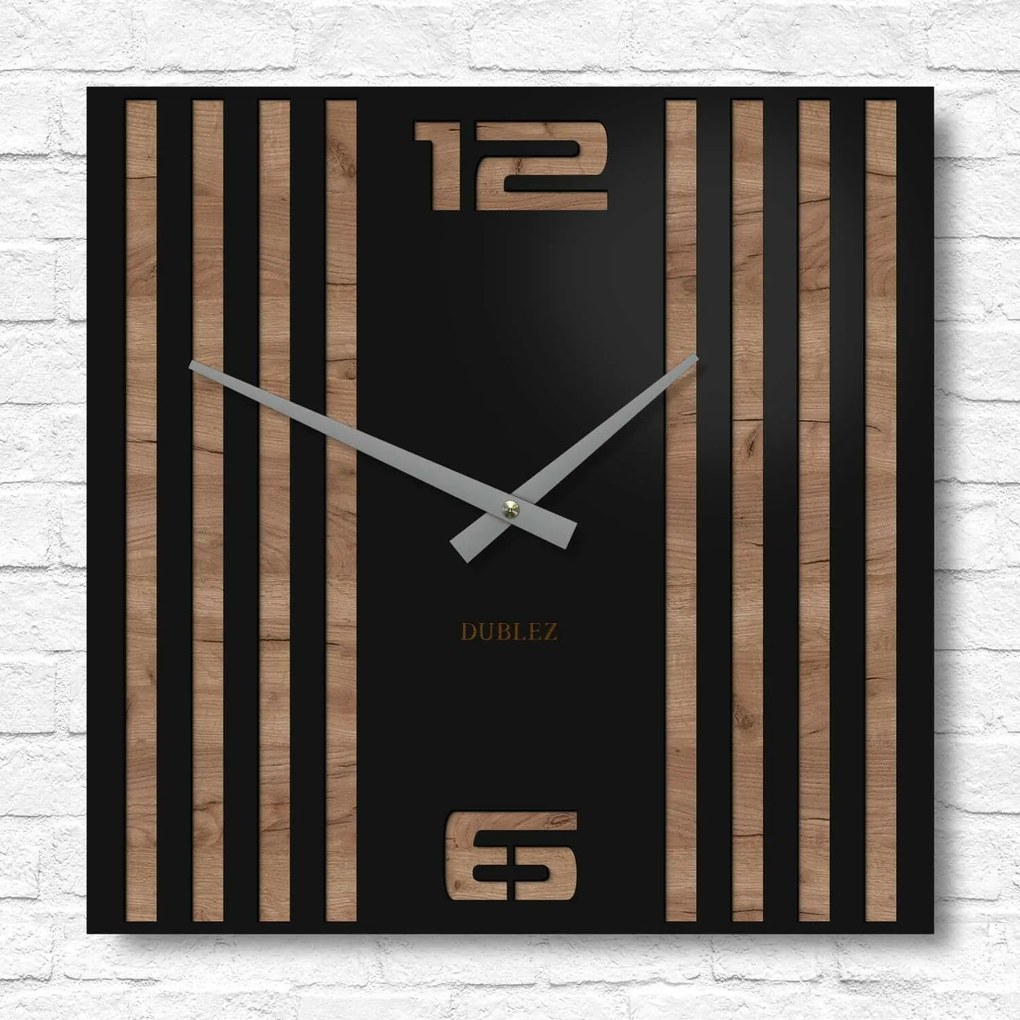 DUBLEZ | 3D hodiny na stenu - Urban Lines