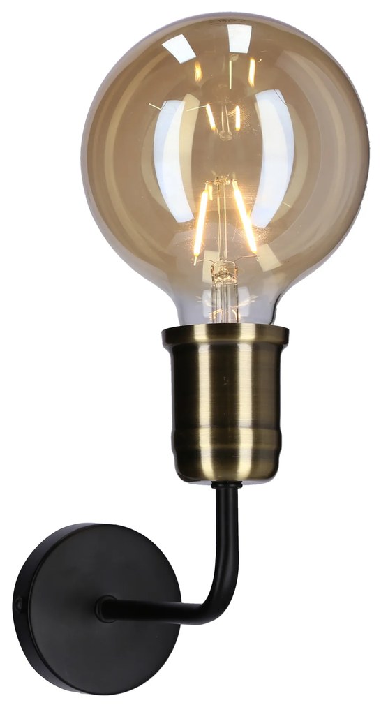 Candellux GoldIE Nástenné svietidlo 1X60W E27 Black Patina (Without bulb) 21-56160-Z