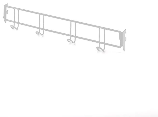 Vešiak na kabáty pre TRÅD, 600 mm, biela