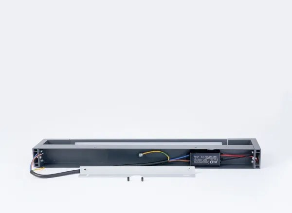 Brilagi - Kúpeľňové LED osvetlenie zrkadla AQUA LINE LED/12W/230V 45 cm IP44 antracit