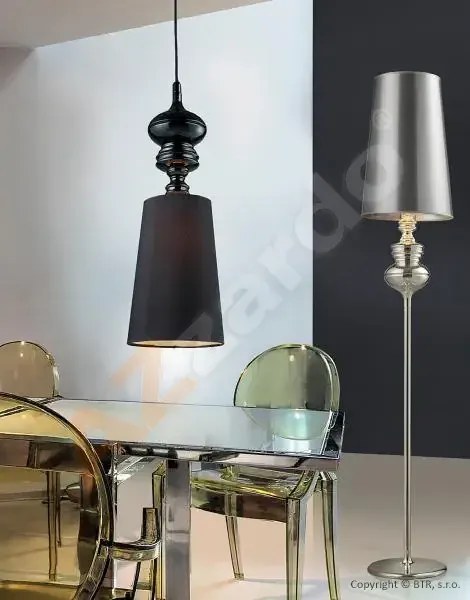 Retro lampa Baroco strieborné