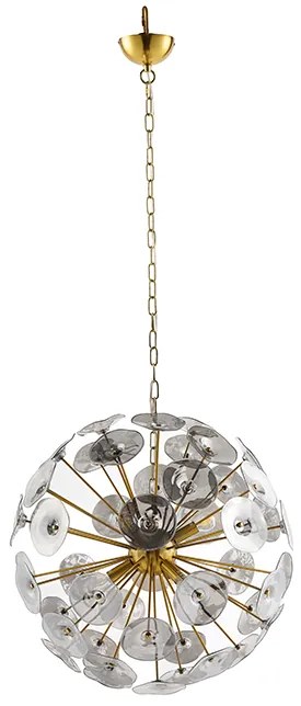 Závesná lampa Infinity Home zlaté sklo