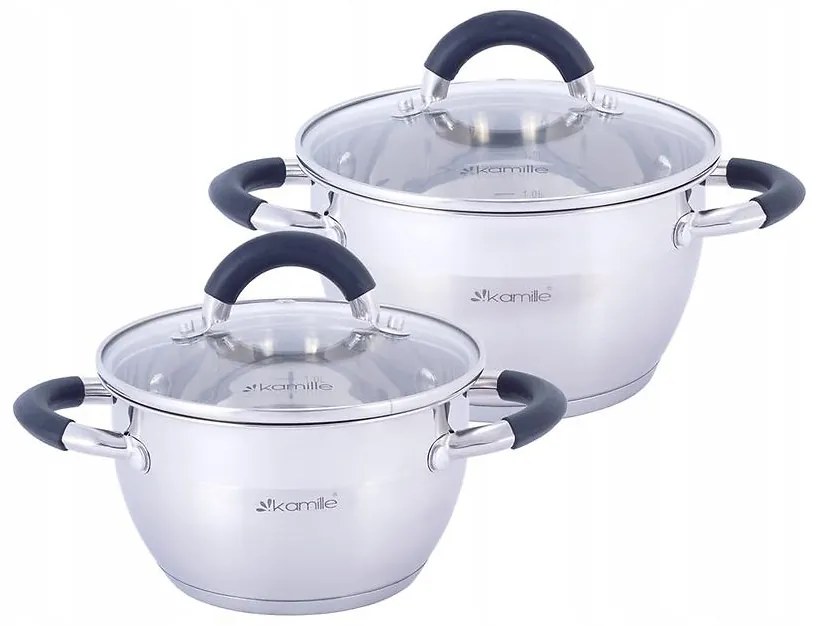 Komplet hrncov 4 ks  1,8 l/2,5 l