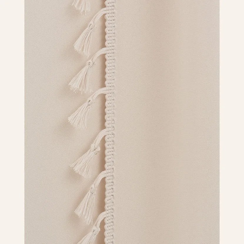 Dekorstudio Dekoračný záves LARA na dekoračné kolieska - krémový Rozmer závesu: 140x280cm