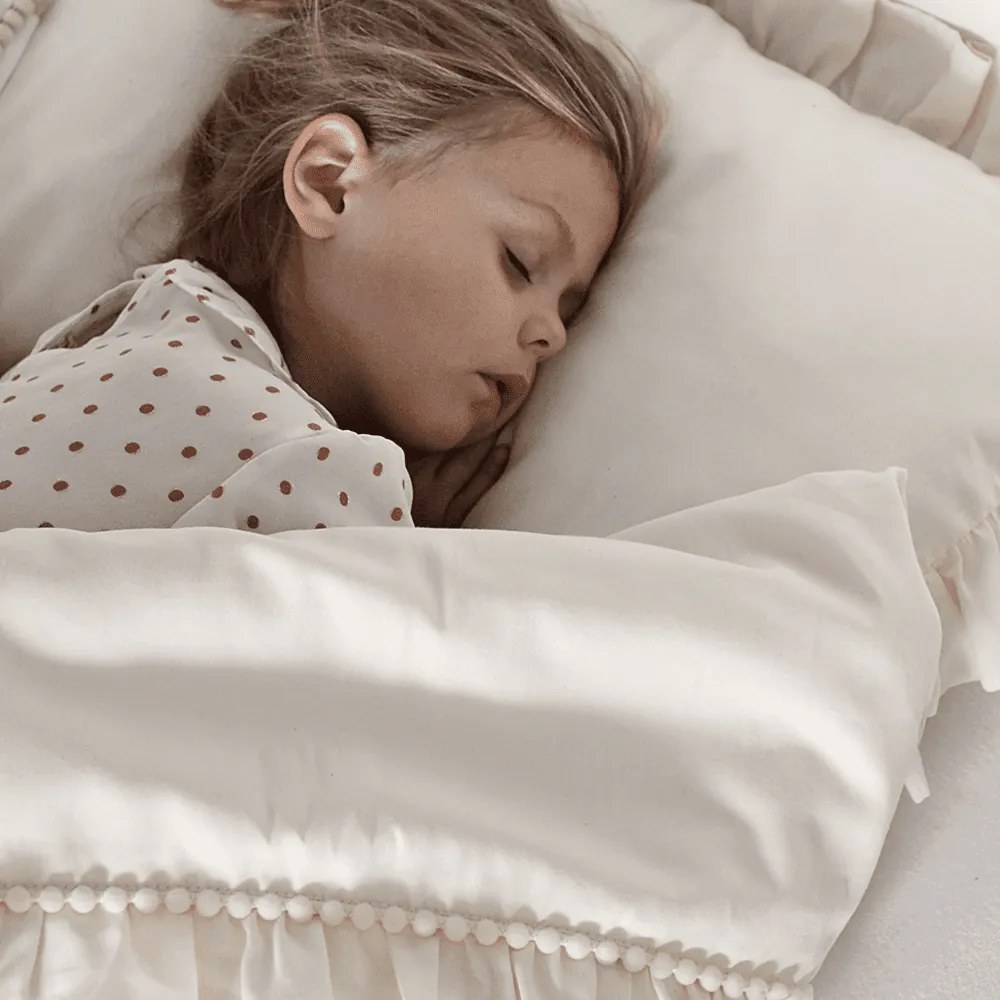 Boho obliečky Junior vanilka 100×135 cm