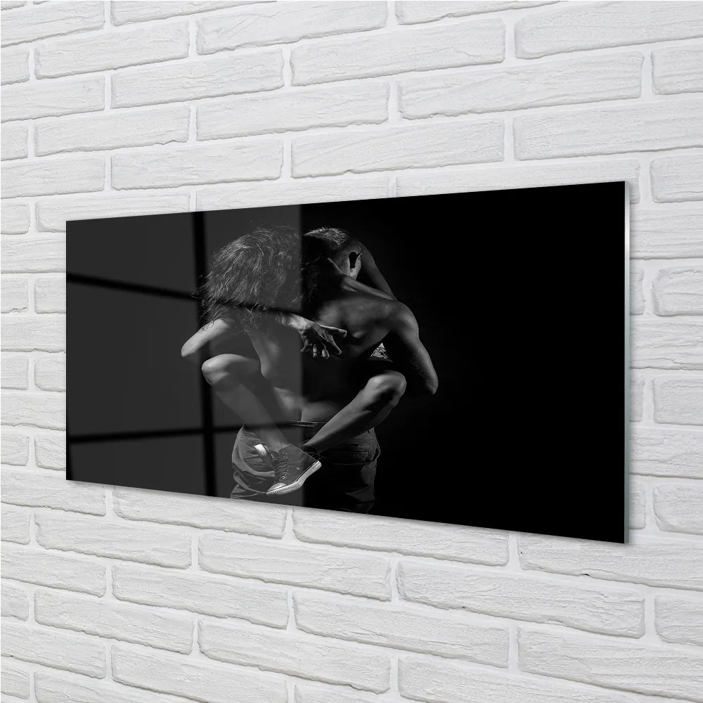 Nástenný panel  Muž a žena, 140x70 cm