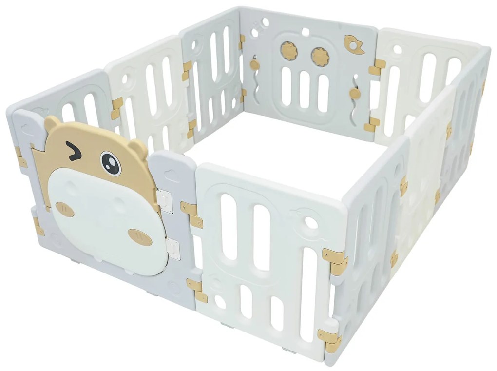 Modulárna ohrádka Hippo pre deti ZOG.SQ-002 Farba: modrá