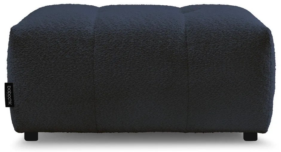 Modrá podnožka z textílie buklé Roxelane – Bobochic Paris