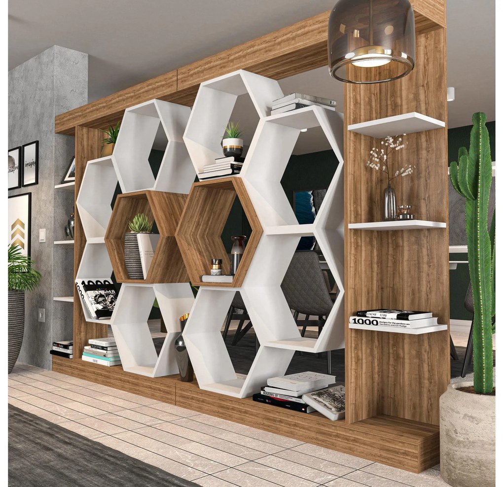 Regál Salix (biela + orech) . Akcia -18%. Vlastná spoľahlivá doprava až k Vám domov. 1102598