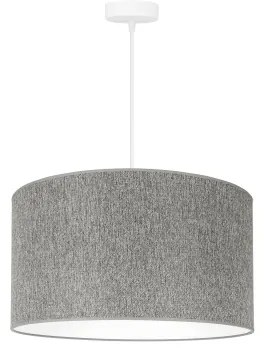 Duolla - Luster na lanku ROLLER ECO RECYCLING 1xE27/15W/230V pr. 45 cm šedá