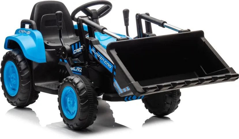 LEAN CARS Nabíjací traktor s lyžicou BW-X002A Modrý