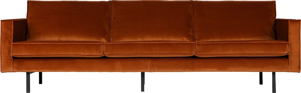 BePureHome Rodeo zamatová trojsedačka - Oranžová