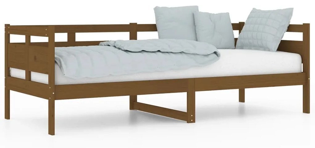 vidaXL Denná posteľ medovohnedá masívna borovica 80x200 cm