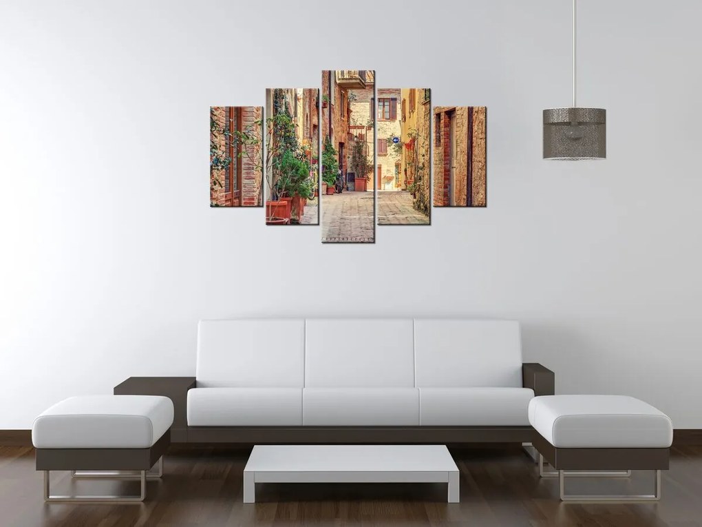 Gario Obraz na plátne Stará cestička v Toskánsku Veľkosť: 100 x 63  cm