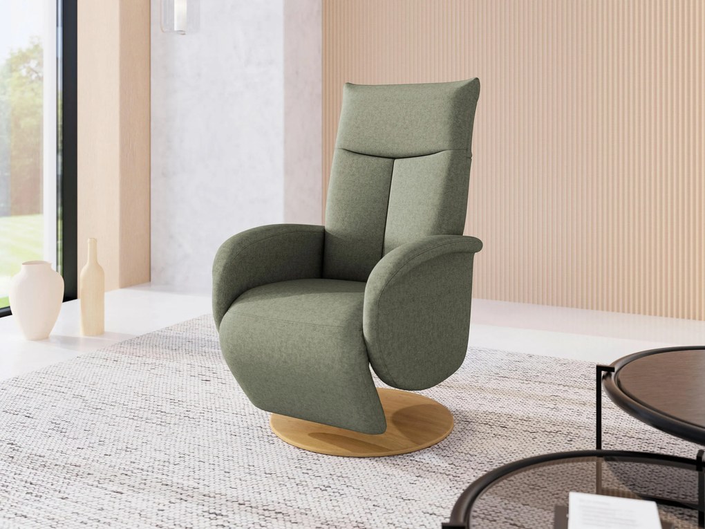 XXXLutz RELAXAČNÉ KRESLO, textil, olivovozelená Sit & More - Online Only obývacie izby - 0001440257G2
