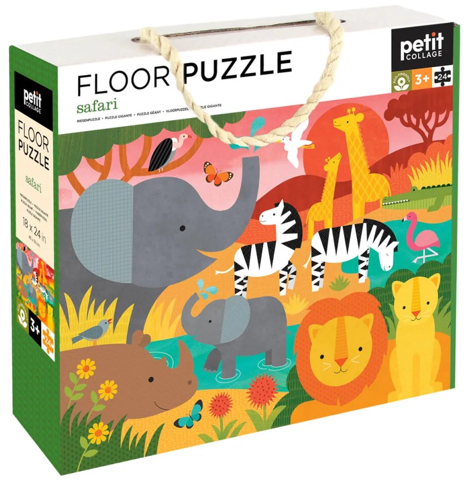 Petitcollage Podlahové puzzle Safari