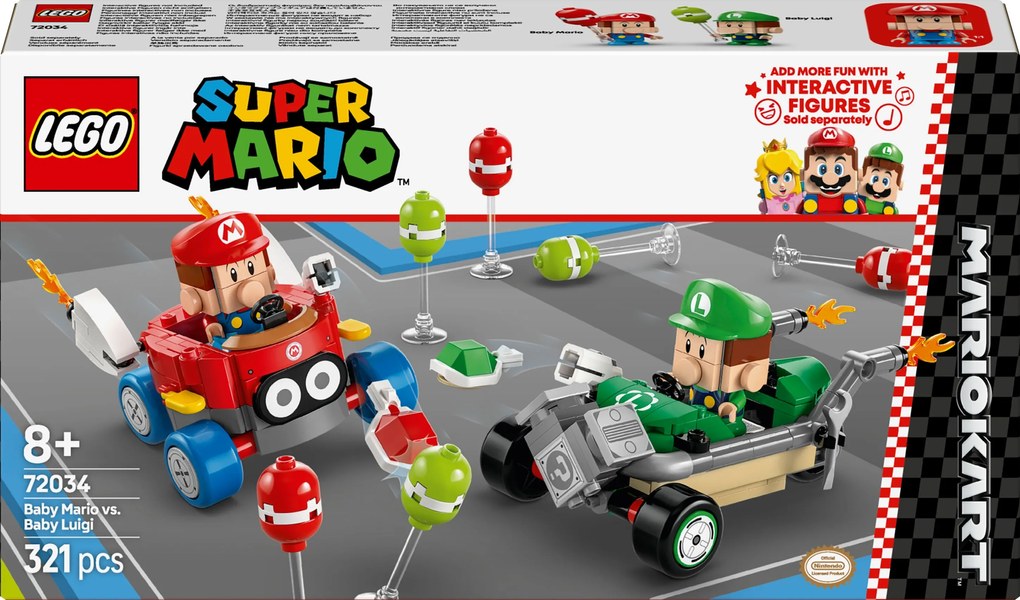 Lego® Super Mario 72034 Mario Kart™ – Baby Mario vs. Baby Luigi (100401229)