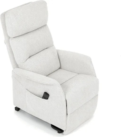 Polohovacie kreslo béžové, elektrické TV-L8960 CRM2
