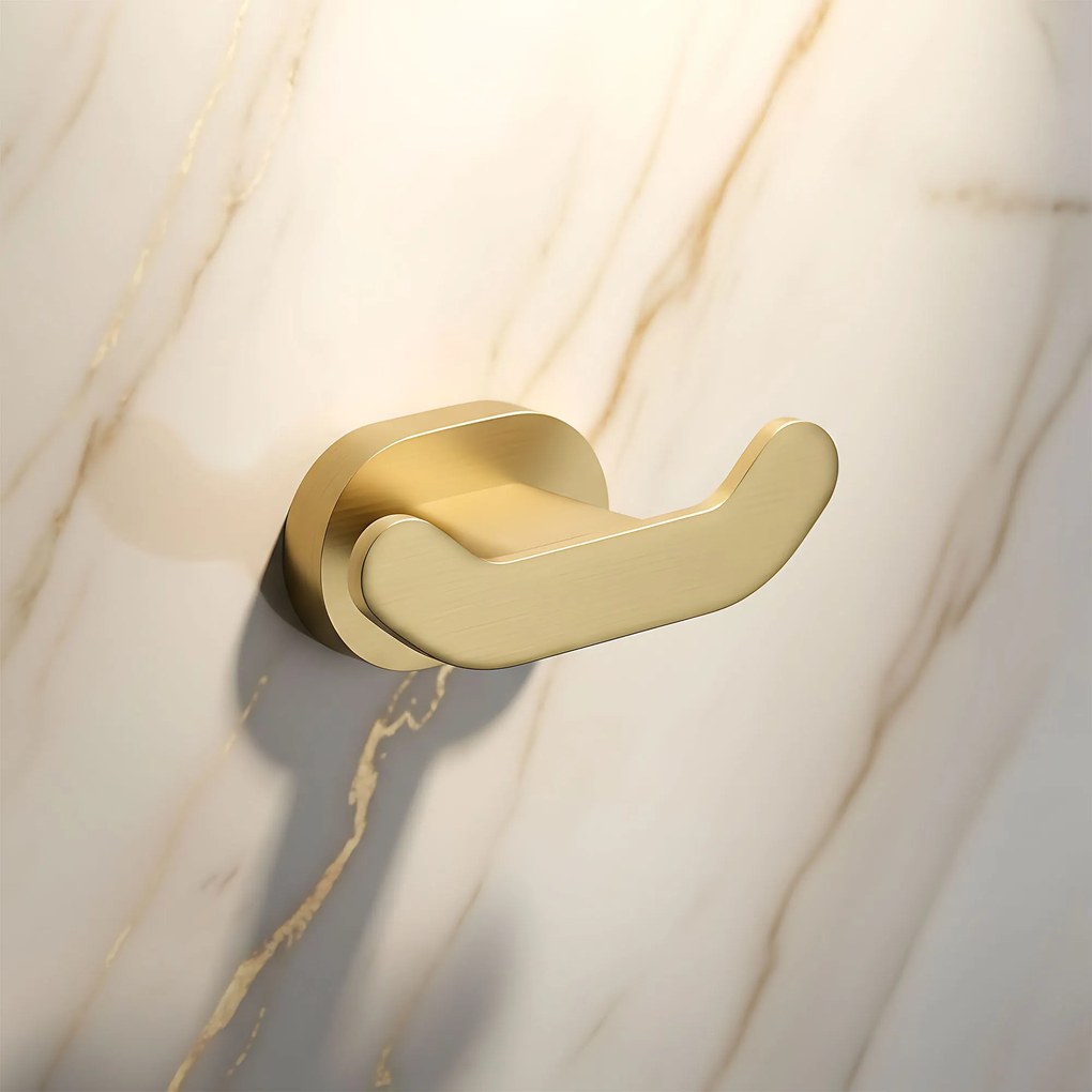 Rea Til, 2-háčik na uteráky, zlatá matná, REA-88025