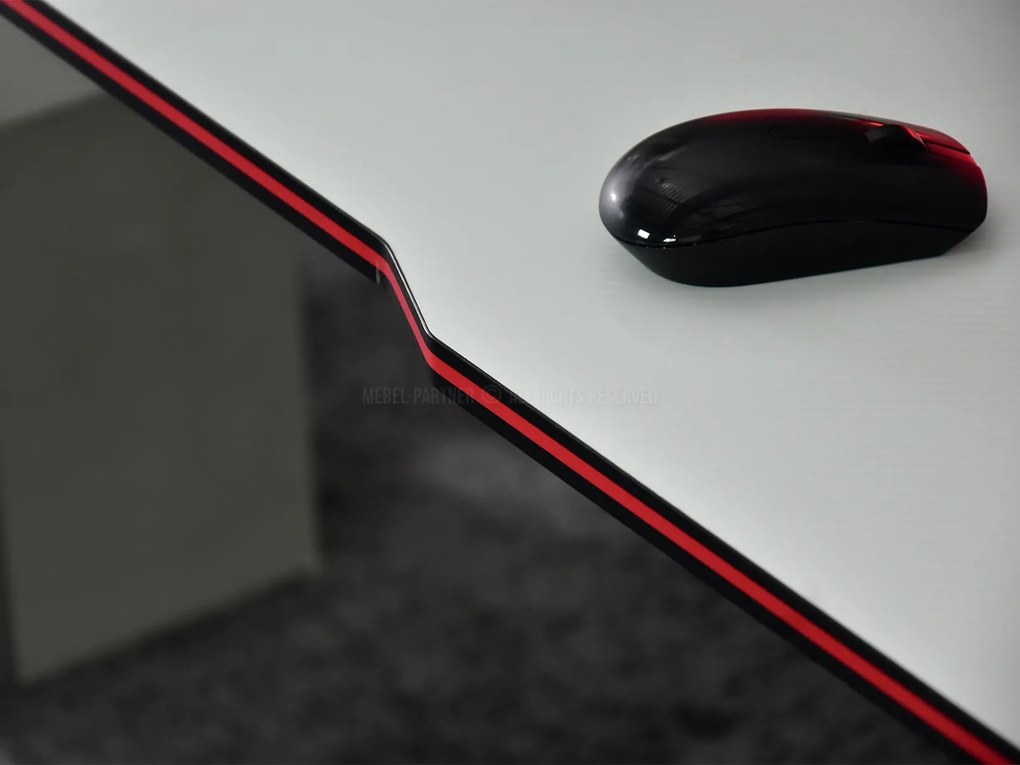 PC stolík Matts 160 (biela + čierna). Akcia -21%. Vlastná spoľahlivá doprava až k Vám domov. 1109782