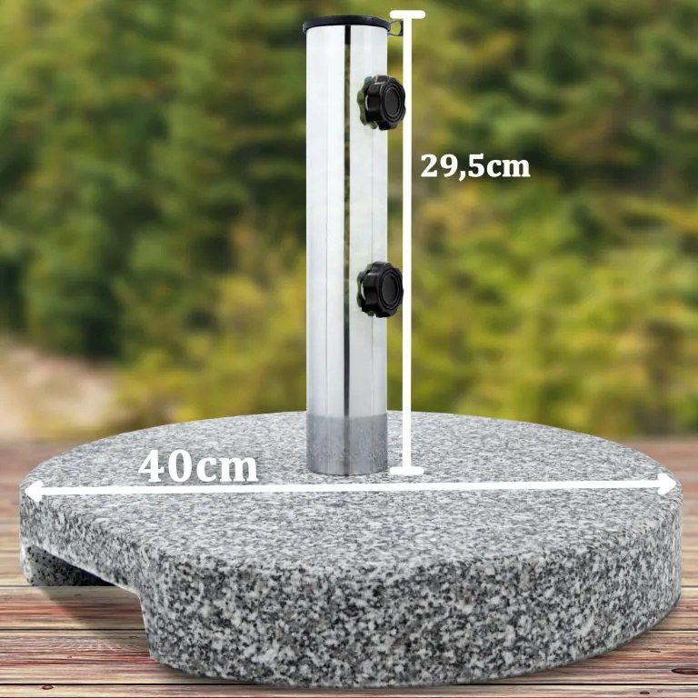 Anaterra Žulový podstavec slnečníka, 20 kg