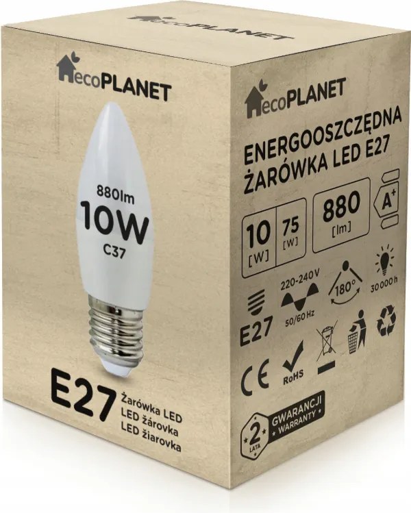 Stropné LED svietidlo do panela 2xe27 = 20w + žiarovky súčasťou balenia