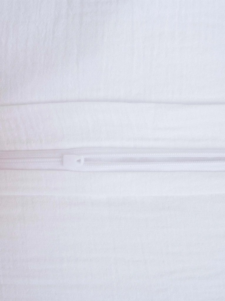 Mušelínová obliečka na vankúš 40 x 60 cm - Alexia biela