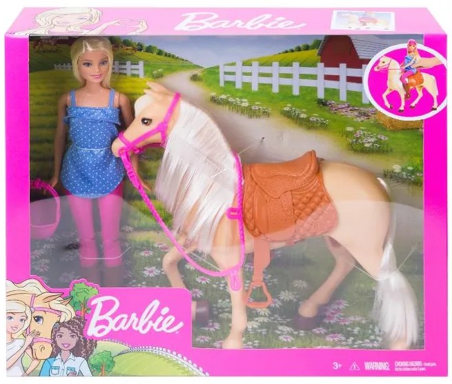 Barbie Bábika s koňom  (100396128)