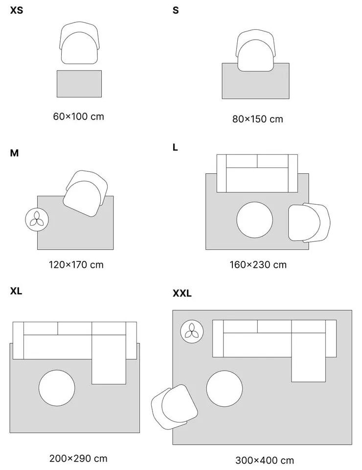 Svetlosivý koberec 200x290 cm Loft – Universal