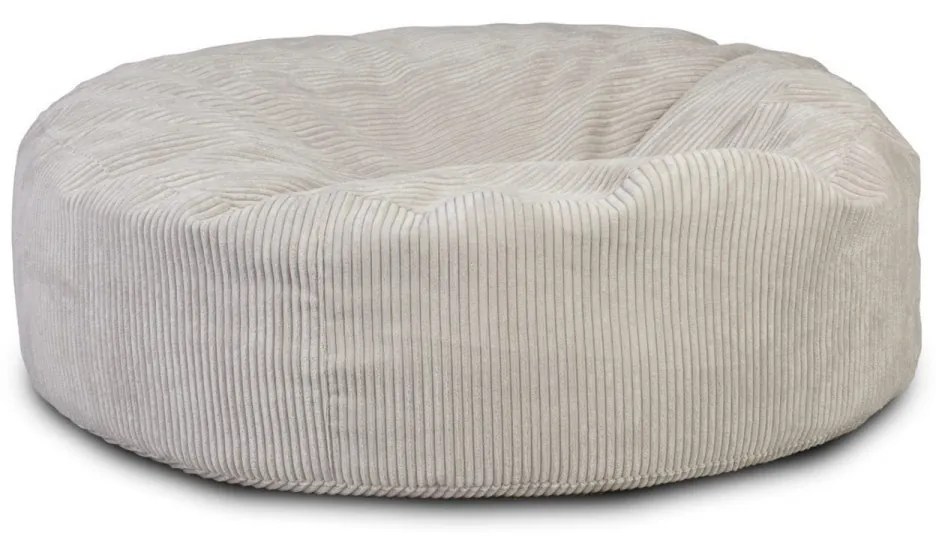 Manšestrový sedací vak Island 420 l – 120 cm – 6 farieb Farba: SZ03 - béžová