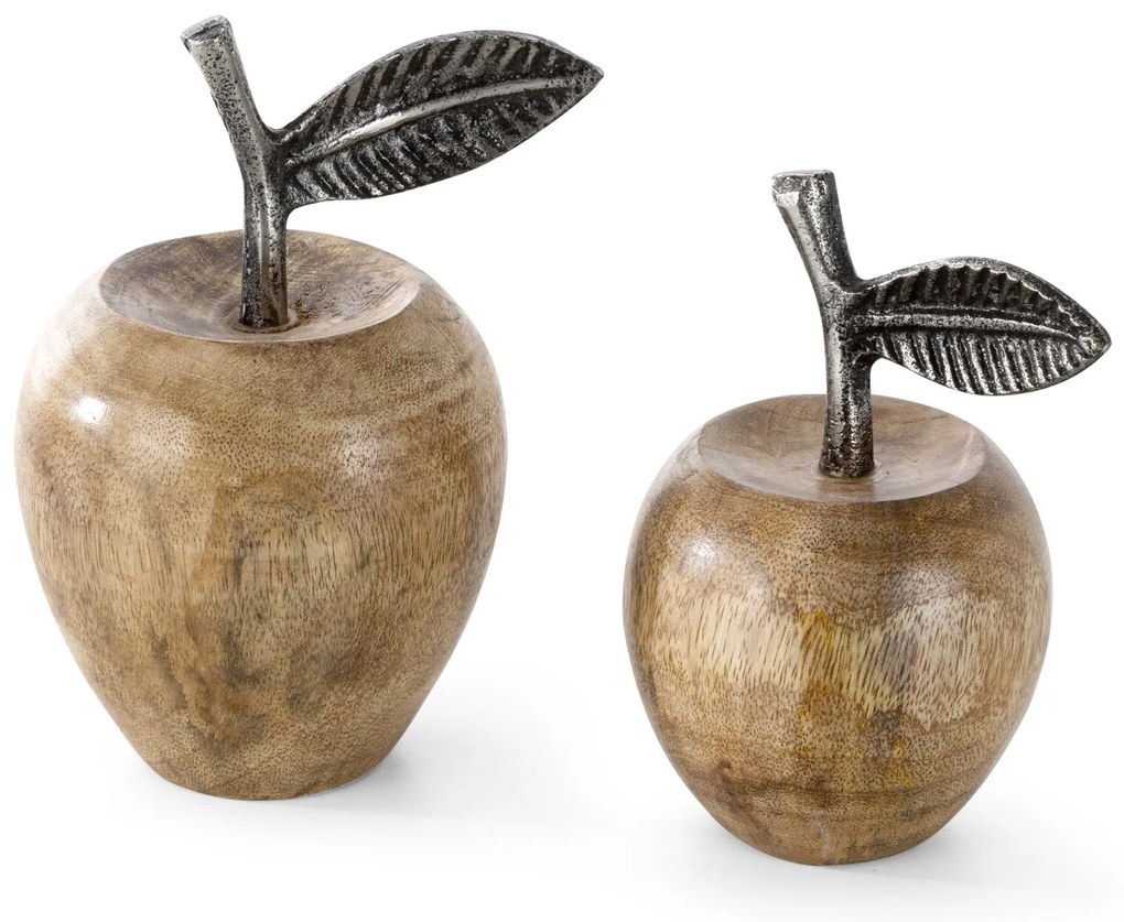DEKORAČNÁ SOŠKA APPLE SADA 2KS 9X17 CM VIACFAREBNÁ