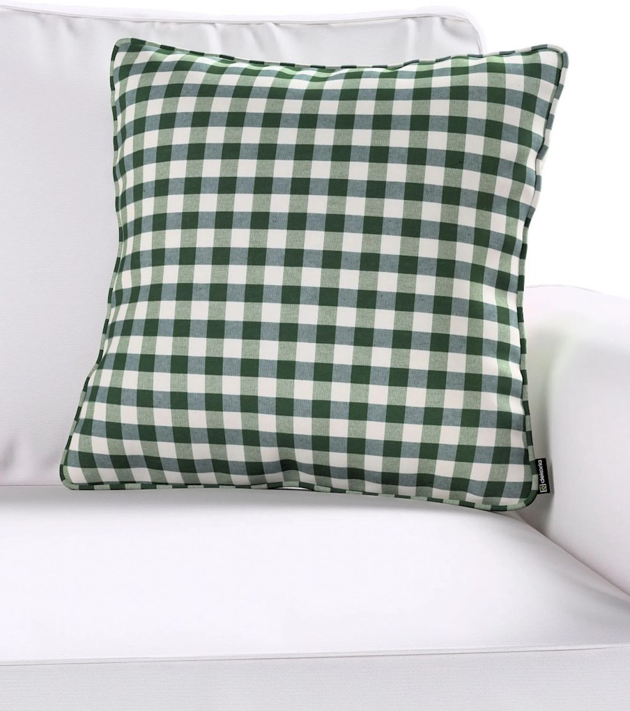 Gabika so šnúrkou, obliečka na vankúš farba produktu zelená látka vzorované