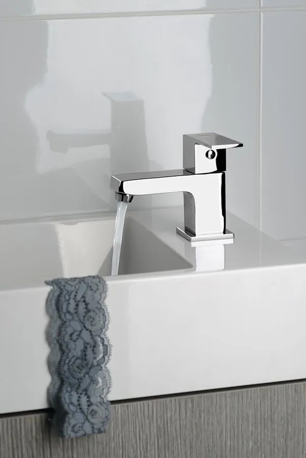 Sapho Sapho, SMALL stojánkový umývadlový ventil, 92 mm, chróm, SM25