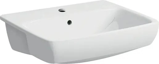 Geberit Selnova Square polozápustné umývadlo selnova 55x44 cm otvor pre batériu uprostred 501.467.00.7