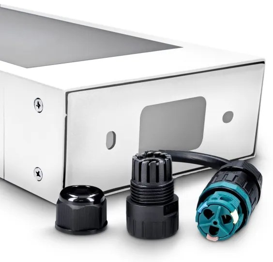 Brilagi - LED Vonkajšia lampa BARI LED/7W/230V 3000/4000/6000K biela IP54 80 cm