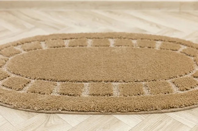 Kúpeľňový koberček Ocean béžový ovál