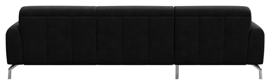 Antracitovosivá rohová pohovka MESONICA Puzo, ľavý roh