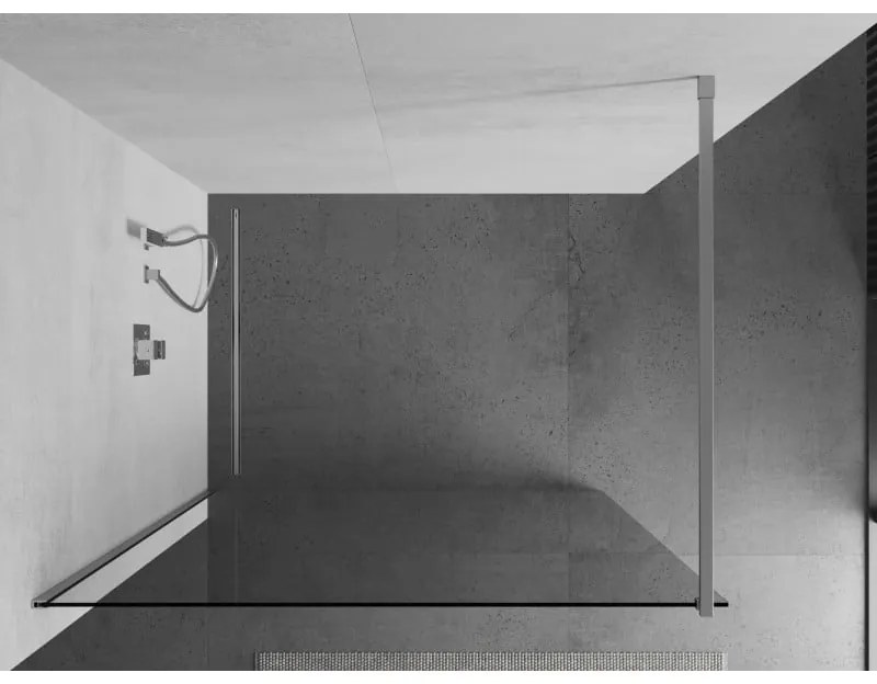 Mexen Kioto sprchová zástena 60x200 cm 8 mm, chrómový profil, číre sklo, 800-060-101-01-00