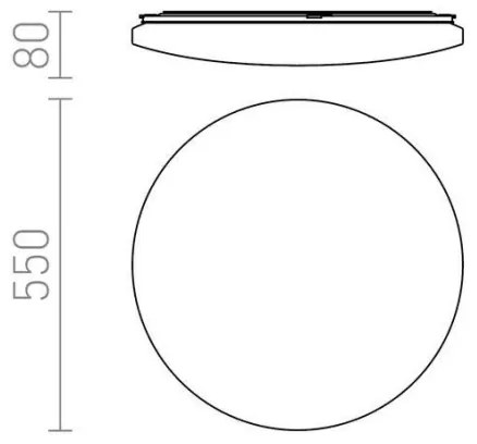 RED - Design Rendl - R12434 - LED Stropné svietidlo SEMPRE LED/56W/230V okrúhly