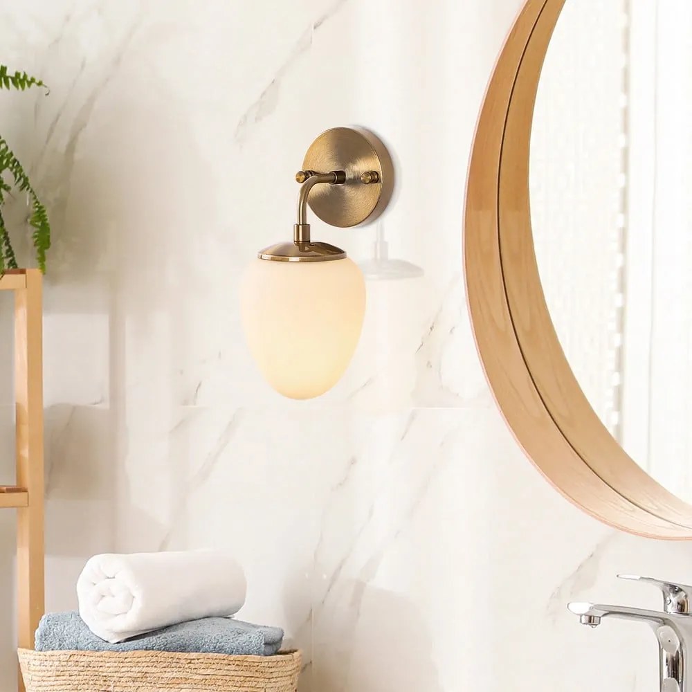 Nástenné svietidlo v bronzovej farbe ø 12 cm Ns – Opviq lights