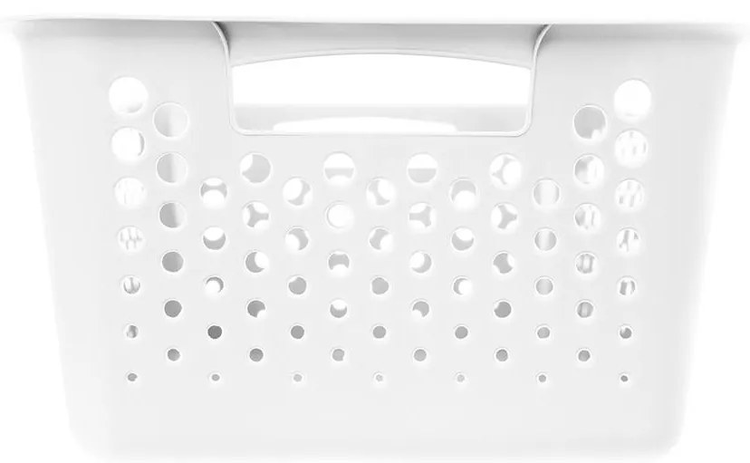 XL - Košík na organizáciu drobností, séria ARTUR, 37x26 - biely