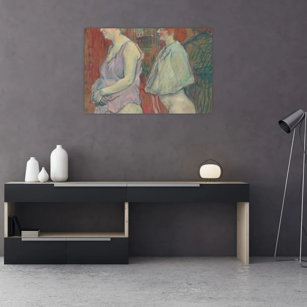Obraz - Henri de Toulouse-Lautrec, Rue des Moulins, reprodukcia (90x60 cm)