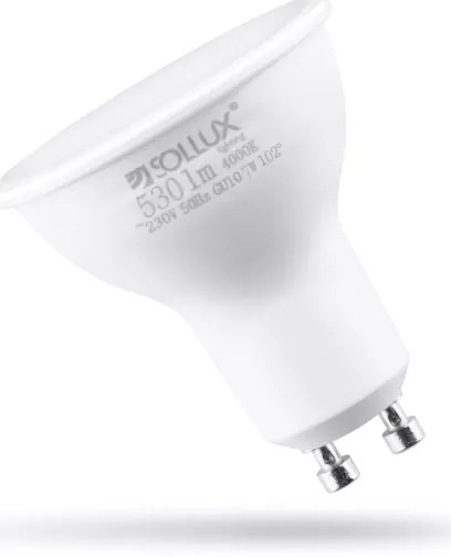 LED žiarovka GU10 4000k 7w 530lm