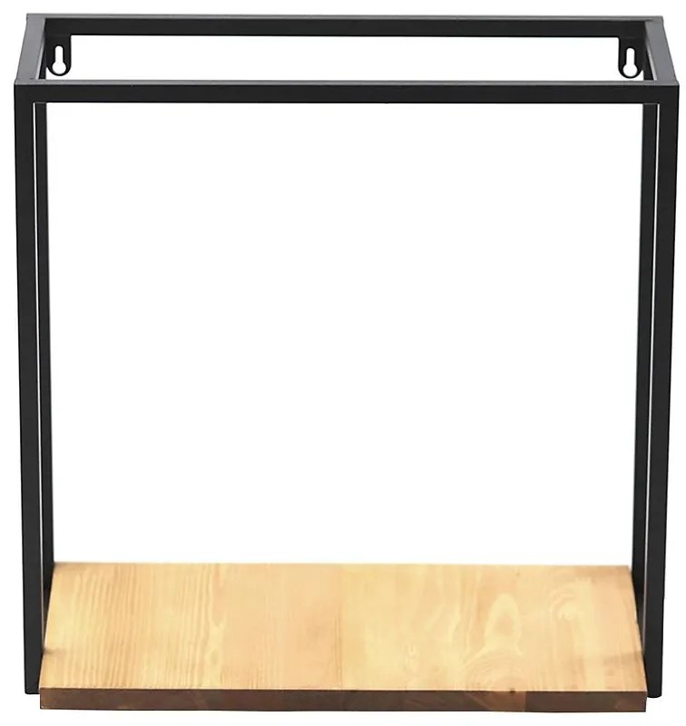 Polička Loft KWS-715/03/01 40x15 čierna