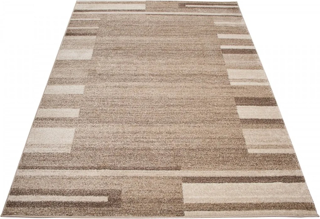 TA Koberec 3438A TMAVOBÉŽOVÉ SÁRÍ 3UX Rozmer: 220x320 cm