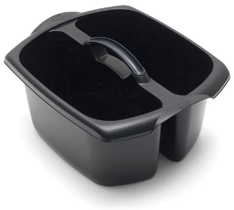 Čierne dvojité vedro Addis Caddy