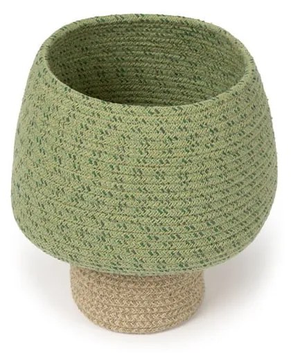 Zelený látkový detský kôš na hračky ø 25x36 cm Big Tree – Lorena Canals