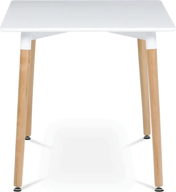 Jedálenský stôl DT-304 biely / naturálny