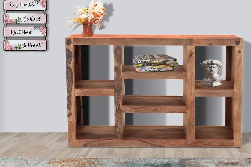 furniture-nabytek.cz - Drevená polica do kuchyne 130x90x35 z masívu palisander